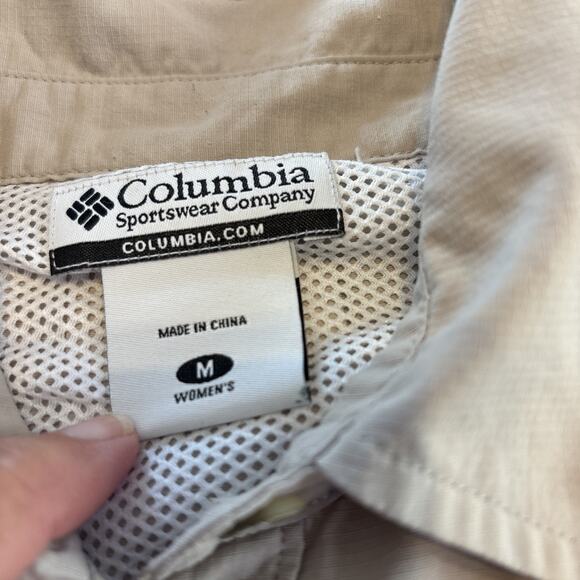 Columbia PFG long sleeve shirt tan medium - Picture 2 of 9